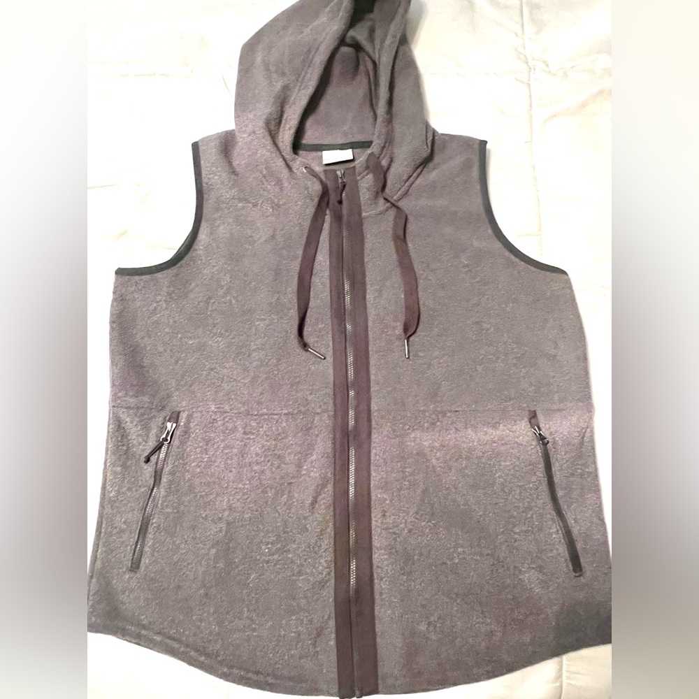 Columbia Charcoal‎ Vest- Women’s Outdoor Hooded Fleece Zip Up-Size XL

SKU 0212